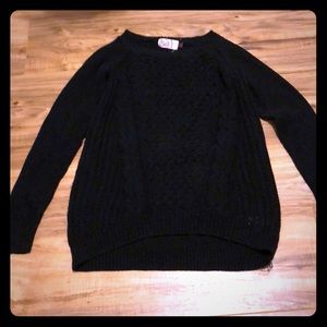 Knitted black shirt